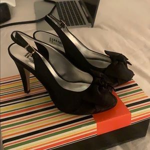 Dress sling back high heel shoes